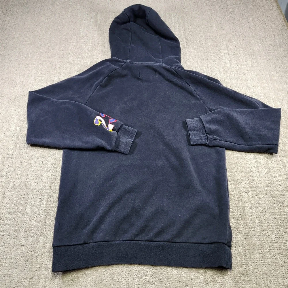 Jordan Nike Hoodie Men Small Black 23 DNA Fleece Black Cotton Blend Basketball